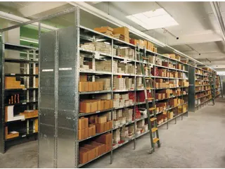 magazijnstelling,grondveld,HxBxD 2000x1300x500mm,vaklast 125kg - 5