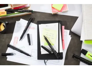 Fineliner STABILO dr!ver Fijne punt 0.4 mm Groen - 10
