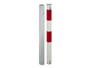 Verdwijnende Afzetpaal Aluminium H 900Mm Vierkant 70X70Mm Bodemhuls - 1