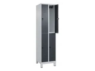 dubbeldekse locker,HxBxD 1950x500x500mm,2x2vak.,vak B 250mm - 2