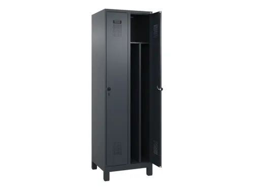 locker voor scheiding van kleding,HxBxD 1950x600x500mm,2vak