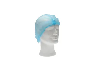 Haarnet CMT clip non-woven L 53cm detectie strip PP blauw 100 stuks - 4