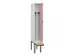 locker met bank,voor scheiding van kleding,HxBxD 2120x300x815mm,1vak