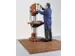 Coin Polyéthylène Basse Densité Hxlxl 25X110X110Mm Bleu