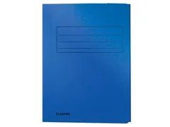 Dossiermap 3 Kleppen Blauw A4 250 Gram