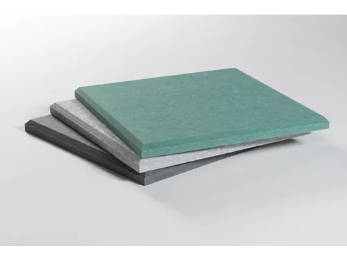 Akoestische PET-vilt wandtegels 30x30cm Petrol Groen 24 Stuks