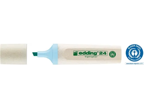 Markeerstift edding 24 EcoLine pastel blauw