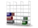 rayonnage pour classeurs,rayonnage départ,HxlxP 2200x750x600mm