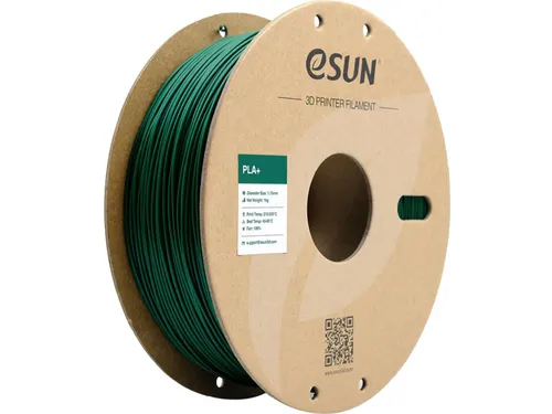 eSUN PLA+ 3D printer Filament 1,75mm Dennen Groen 1kg