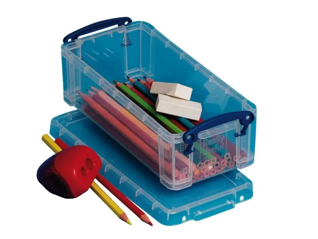 Boîte De Rangement 0,90 litre 220x100x70mm Transparent