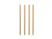 Roerstaafje Papstar 110x3mm bamboe 1000 stuks