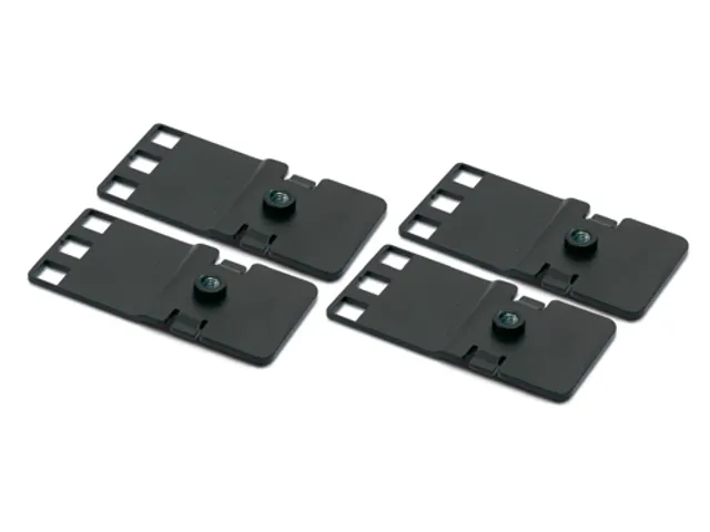 Adapterset voor bevestiging 23 inch op 19 inch