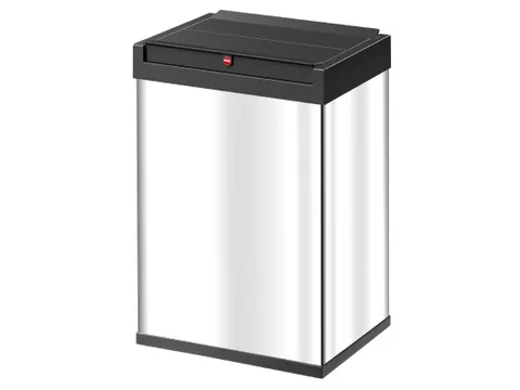 Afvalbak 40 Liter Big-box Swing Rvs Zwart