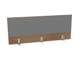 opzetpaneel,v. bureau,aanbouw achter,B 1400mm,NT-cherry,BN8078-grijs