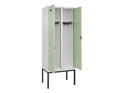 locker voor scheiding van kleding,HxBxD 2120x800x500mm,2vak