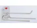 gereedschapshouder,v. perfoplaat,drievoudig,LxB 150x45mm,RAL7016