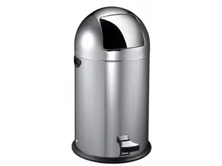 Pedaalemmer Kickcan 40 liter mat RVS EKO - 1