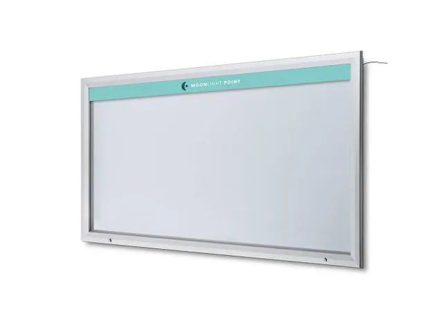 Bedrukt logopaneel 203x10cm voor Outdoor mededelingenbord 27x A4