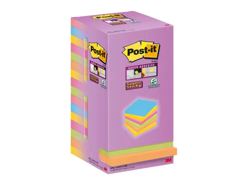 Memoblok 3M Post-it 654 76x76mm color notes