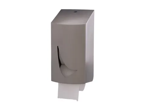 Toiletpapierdispenser RVS Voor 2 rollen Kokerloos Toiletpapier