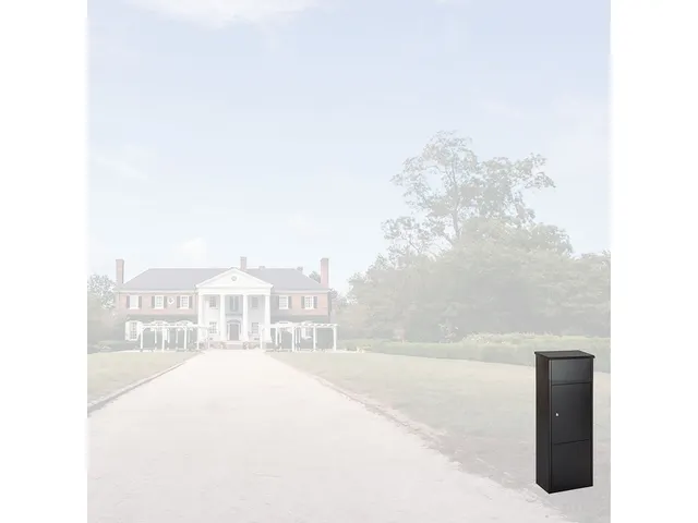 Pakketbrievenbus BRASQ 105x38x24cm PB400 Zwart