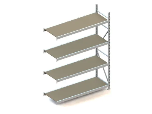 Breedvakstelling Aanbouwveld Hxbxd 2500x1851x650mm 4 Houten Legborden
