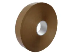 Machine verpakkingstape PP/rubber bruin 50mmx1000m 28 µm 6 rollen