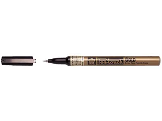 Viltstift Sakura pen-touch EF Goud 1-2mm - 1