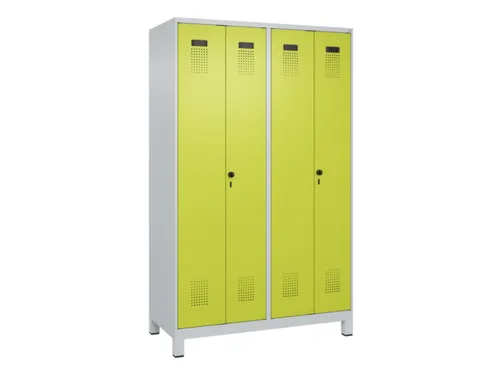 PBM-locker,HxBxD 1950x1200x500mm,4vak,vak B 300mm,draaigrendel