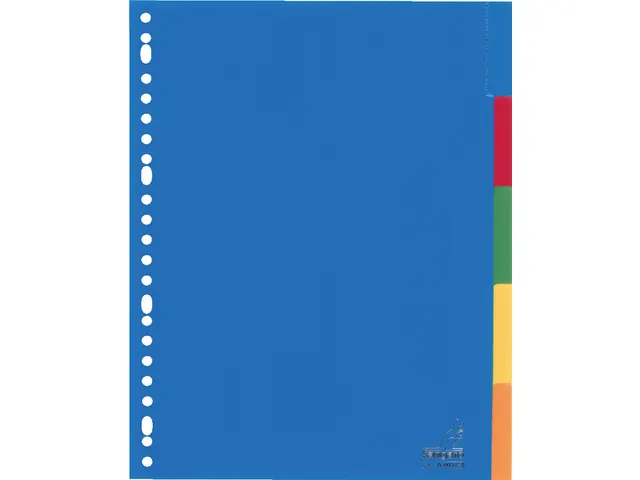 Tabbladen Kangaro A4 23-Gaats A405FM 5-Delig+Venster Assorti Pp