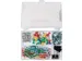 Kantoorset punaises, gummen, paperclips 153 stuks