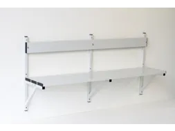 wandbank HxLxD 710x2000x360mm aluminium lijsten frame staal RAL7035