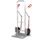 Sledesteekwagen 250kg Schop 480x300mm 1305x570mm Alu Luchtbanden