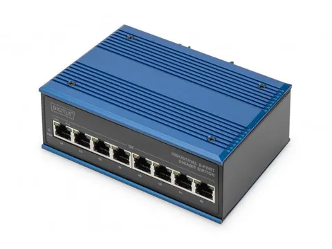 Industrial 8-Poort Gigabit PoE Switch Din