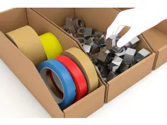 Kartonnen sorteerdoos 300x100x110mm Bruin 50 stuks