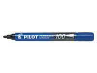 Pilot Permanent Marker 100 Rond Fijne punt Blauw