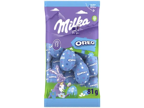 Milka paaseitjes 81g melk Oreo