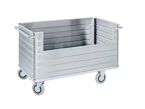 aluminium bakwagen,laadvl. LxB 1500x900mm,945l,HxLxB 980x1650x950mm