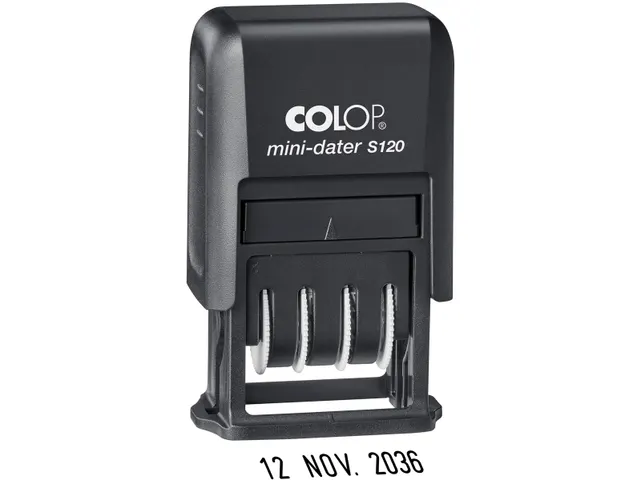 stempel mini-dater S120N, Nederlands