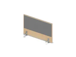 opzetpaneel bureau aanbouw zijkant NE-esdoorn BN8078-grijs 800mm