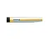 Rollerball SHEAFFER Sagaris Glossy black chrome cap gold trims