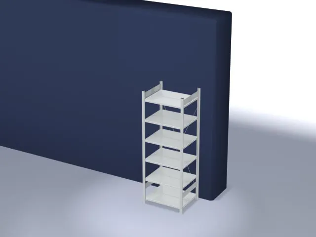dossierstelling,grondveld,HxBxD 2000x810x635mm,vaklast 90kg