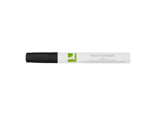 Q-CONNECT Paintmarker op oliebasis ronde punt 2-3mm Zwart - 1