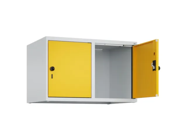 opzetkast,v. locker,2vak.,vak B 400mm,HxBxD 500x800x500mm,draaigrendel