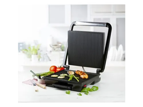 Multifunctionele Contactgrill Inox Zwart