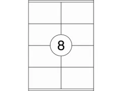 Etiket Rillstab 105x71mm Wit