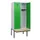 locker met bank,HxBxD 1950x800x815mm,2vak,vak B 400mm,cilinderslot