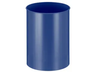 Ronde papierbak 30 liter Blauw - 1