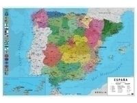 Mapa Erik Mural 61X91,5 Cm Fisico/Politico España