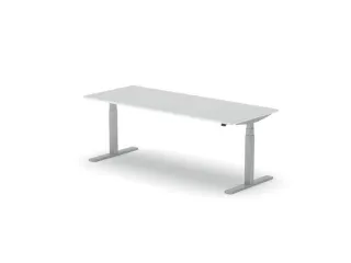 Elektrisch ihv bureau,HxBxD 650-1310x2000x800mm,blad wit - 1